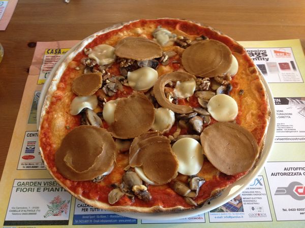pizza vegana da daniela